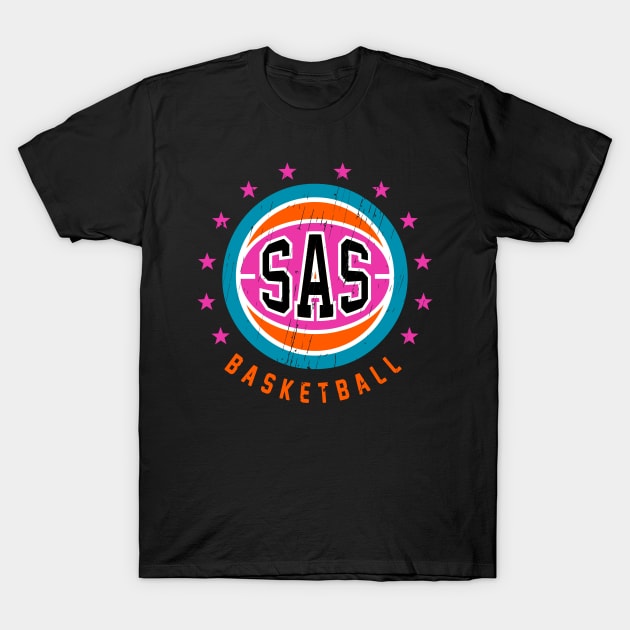 SAS Basketball Vintage T-Shirt by funandgames